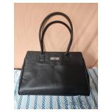 18x12x6 large Mary Kay tote black floral inside