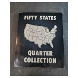 Fifty states coin collector book incomplete