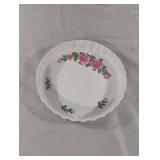 Christineholm Porcelain Rose Pattern Quiche Tart