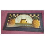 Pineapple folk art sign by David