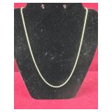 925 Silver 24in Rope Chain Necklace