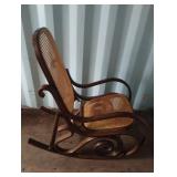 Wicker rocking chair