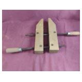 Wood screw clamp