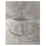 Vintage Princess House Crystal Cake Dome Cover &