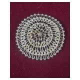 Silver colored Brooch