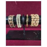 4 Stretch Bracelets
