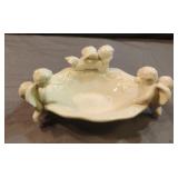Jade porcelain angel dish
