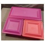 VINTAGE 6 Piece Tupperware "Get Together" Buffet