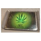 Plastic tray 10 1/2 x 7 1/2