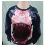 Come Boys Wear shark sweatshirt size S