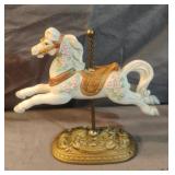 Vintage HOMCO porcelain carousel horse figurine