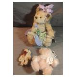 Plush collectible bears