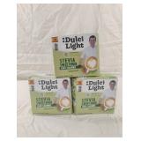 Dulci Light Stevia Sweetener 3-100 ct boxes. Exp.