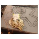 Wreath wraps and nautical rope