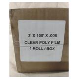 Clear Poly Film 3