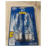 GE 40 Watts 6-2 ct bulbs