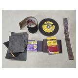 Sandpaper,  Rasp & 7' Masonary Blade