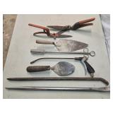Vintage Trowels, Shears, Air Nozzle, Tire Bars &