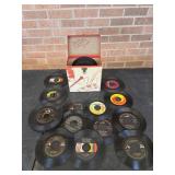 vintage mcm Amfile Platter-Pak carrying case