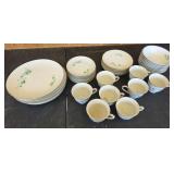Vintage Chinese porcelain dinnerware set