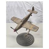 Vintage P-51 Mustang Model 12' tall