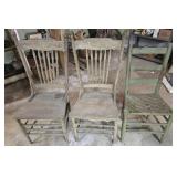 Vintage wooden chairs