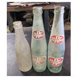 Vintage dr pepper glass bottles