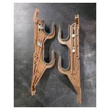 Gun rack for back truck glass