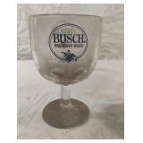 Vintage Busch Bavarian Beer Stemmed Goblet