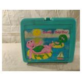 Vintage Thermos Baby & Baby Bop plastic lunch box