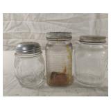 Vintage glass bottles