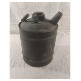 Vintage metal fuel can