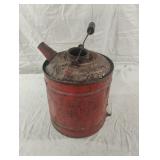 Vintage metal fuel can