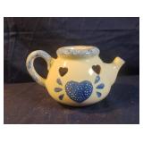 Spongeware teapot potpourri burner