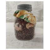 Vintage Blue Plate handcrafted "Pork-n-Beans"