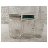 Vintage Jumbo Brand peanut butter jars