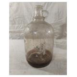Vintage gallon glass jug
