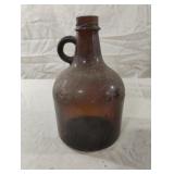 Vintage brown glass jug