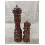 Vintage wooden grinders