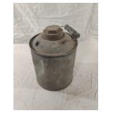 Vintage metal fuel can