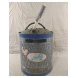 Vintage "Old Blue" galvanized 5 gal Kerosene can
