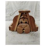 Handmade double sided bird feeder