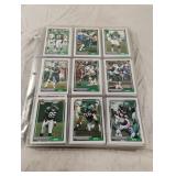 Football cards including Tim Johnson, Steve Young