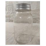 Vintage Presto Supreme Mason quart jar with zinc