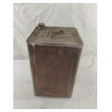Vintage 5 gal oil service can