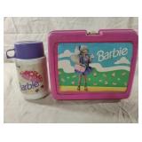 Vintage Thermos Barbie plastic lunch box with