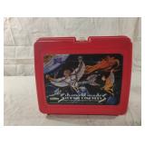 Vintage Thermos Silver Hawks plastic lunch box