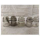 Vintage glass insulators