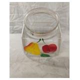 Country Store candy jar Handpainted