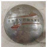 Vintage Chevrolet aluminum hubcap